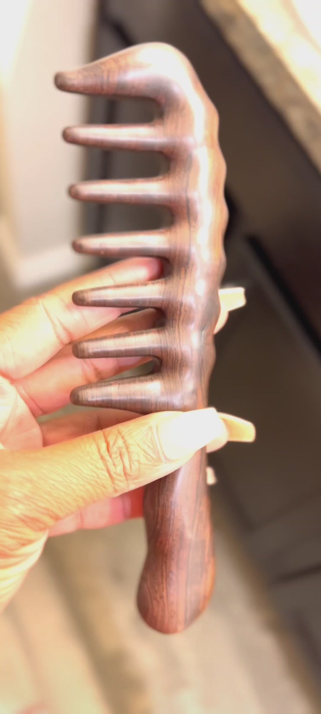 scalp friendly wide tooth comb