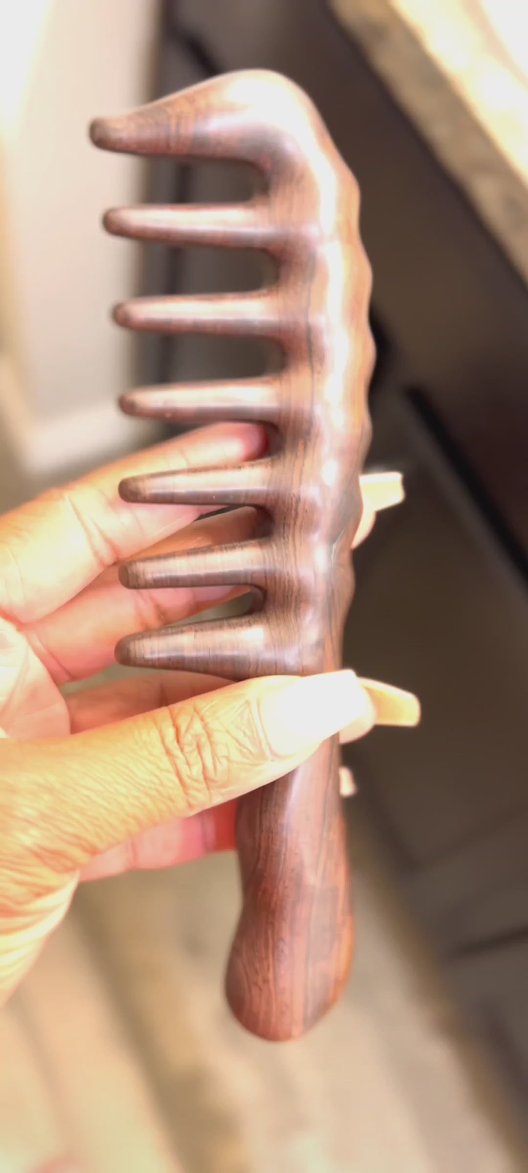scalp friendly wide tooth comb